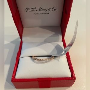 Macy’s Rose Gold diamond band
